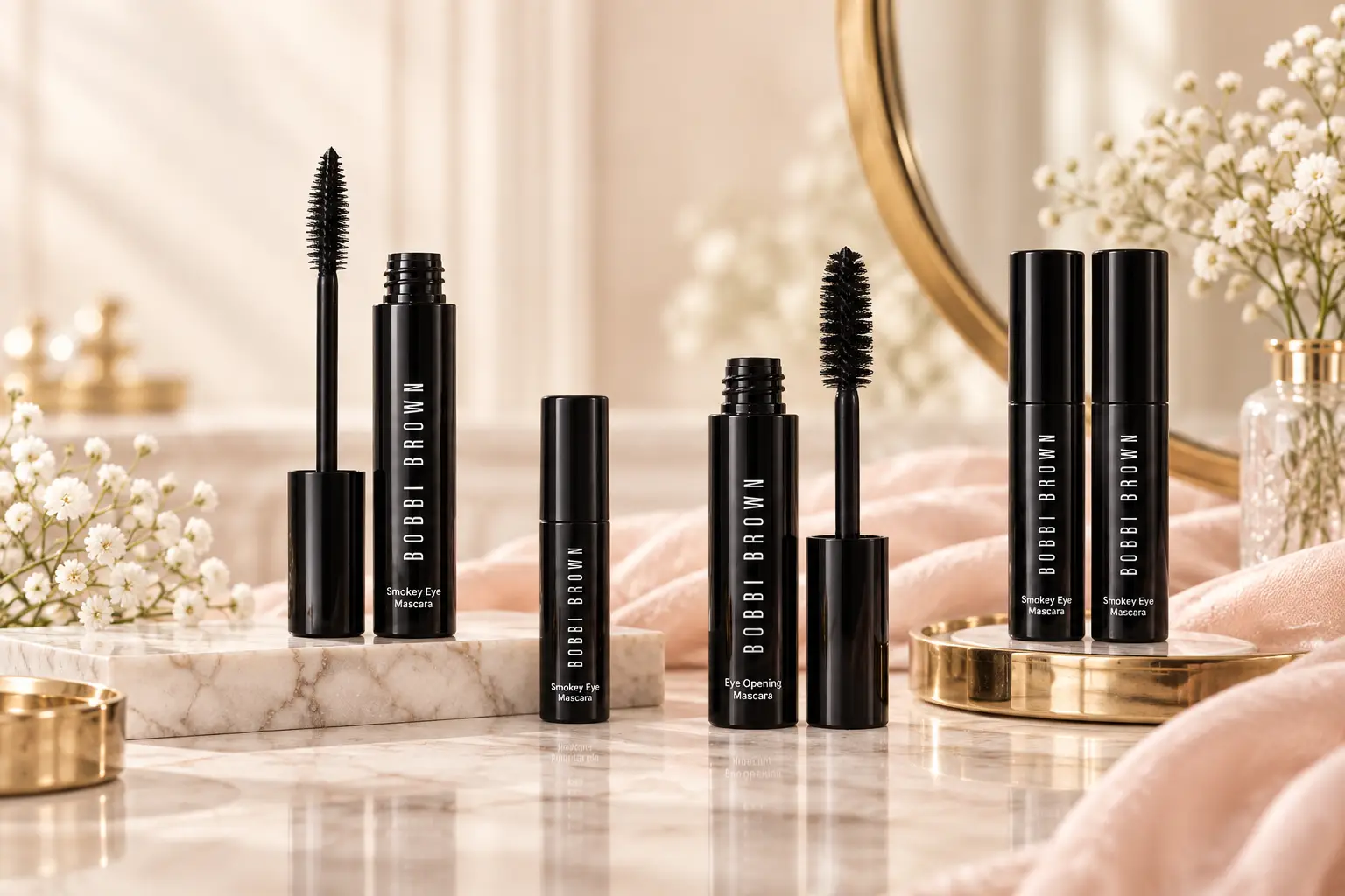 Bobbi Brown mascara range for volume lift curl and waterproof wear