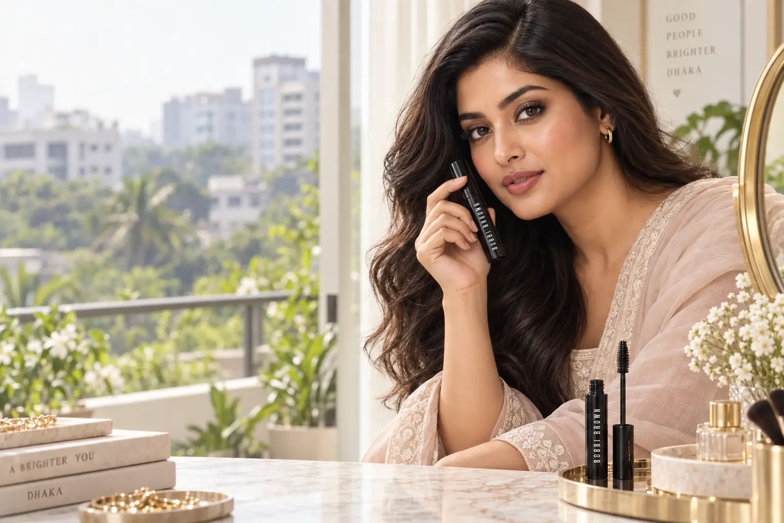 Bobbi Brown Smokey Eye Mascara look for humid weather in Bangladesh