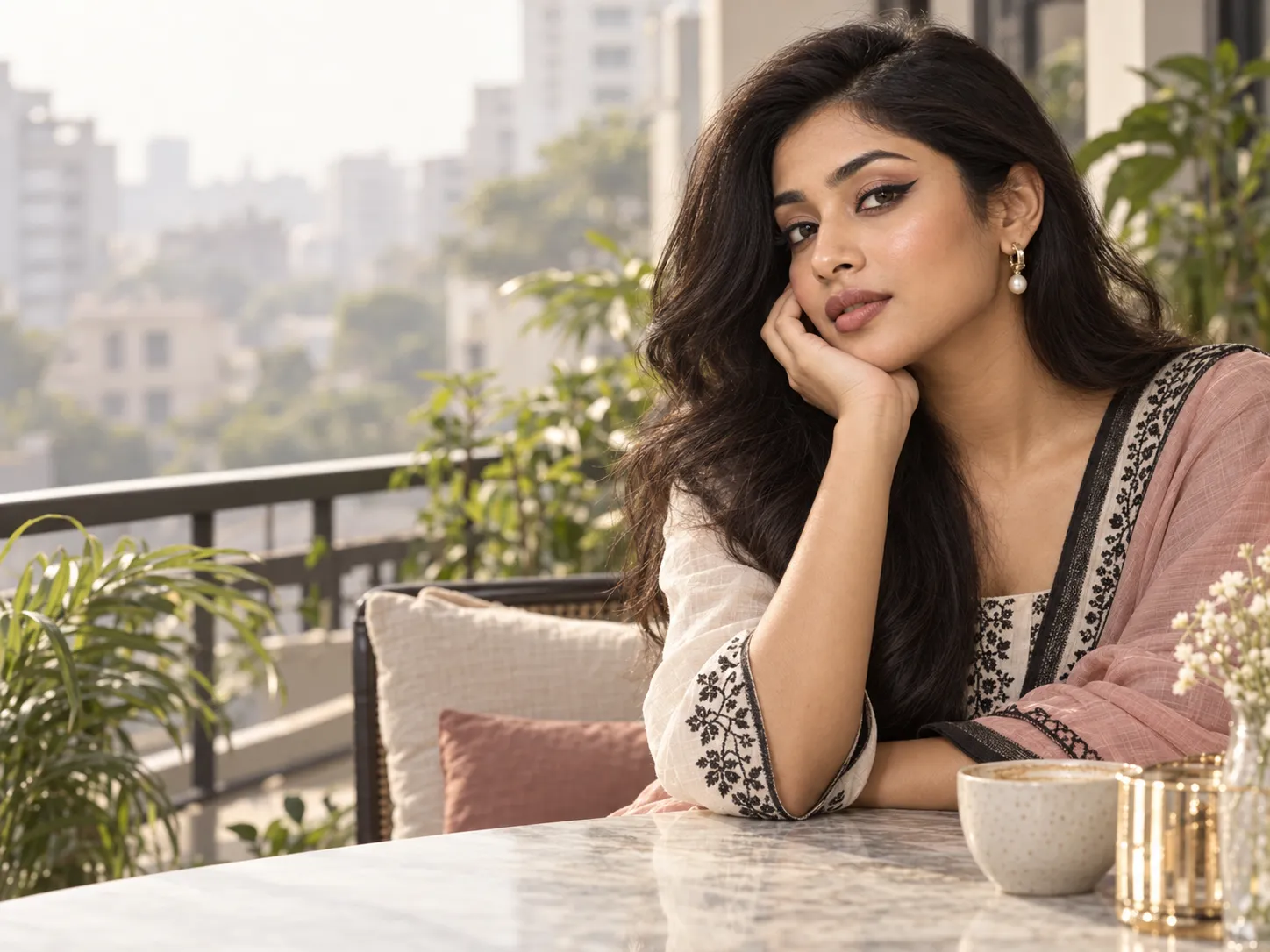 MAC eyeliner look for hot and humid Bangladesh weather