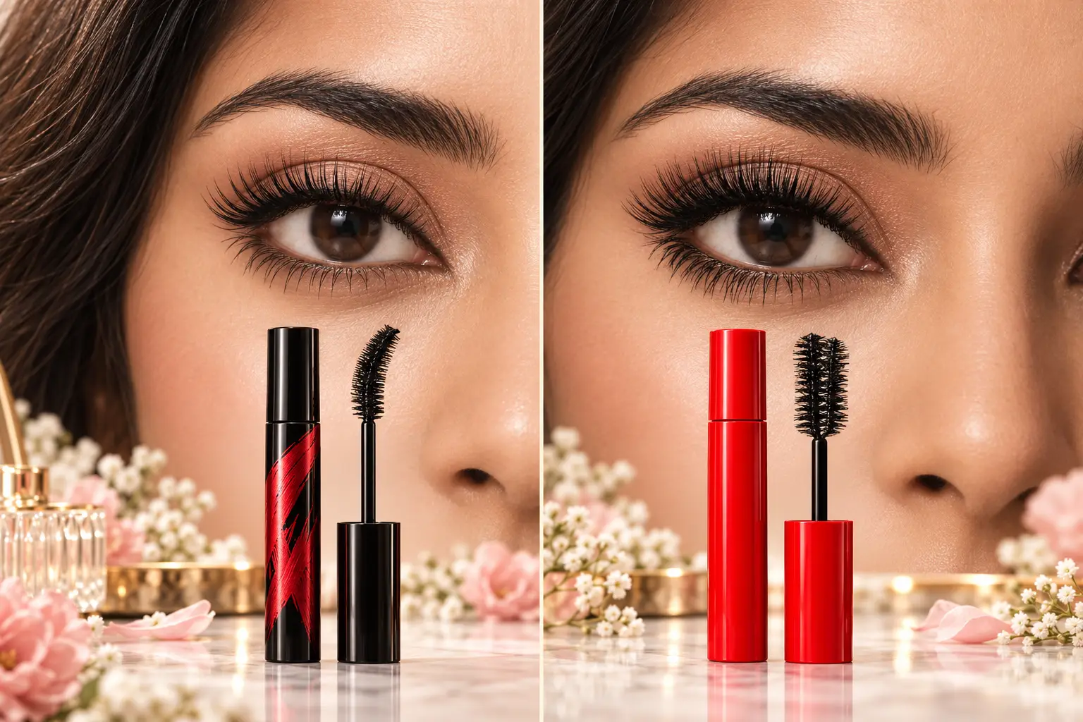 Revlon mascara brushes compared for lift length and volume