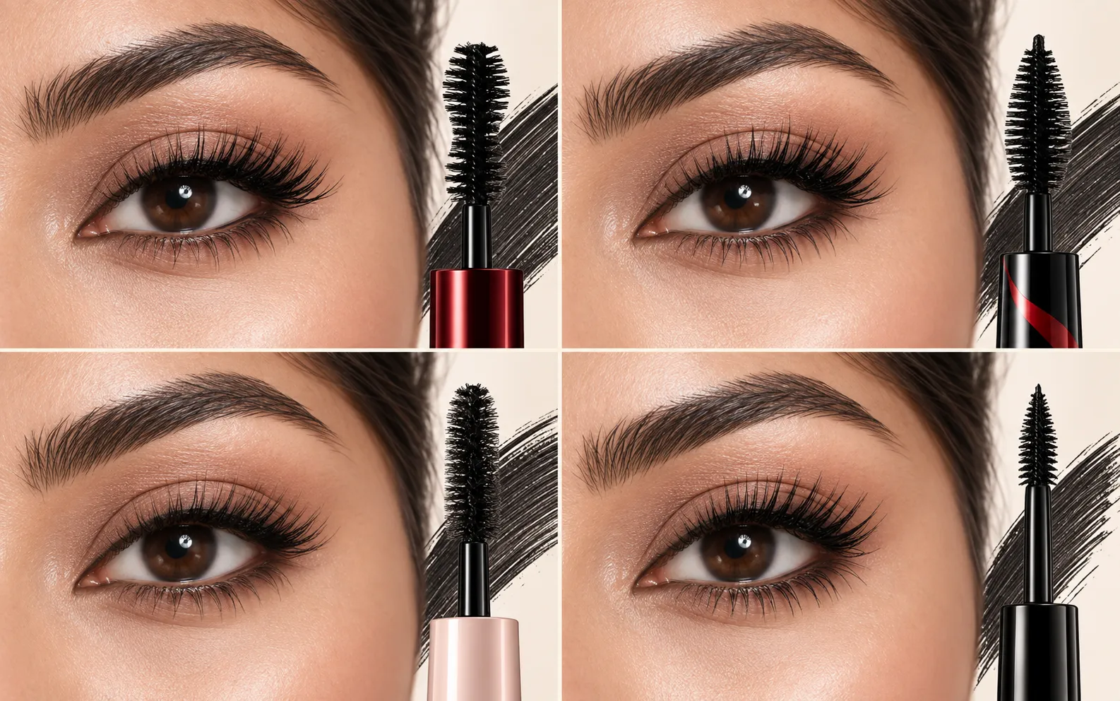 Rimmel mascara brushes compared for volume length lift and definition