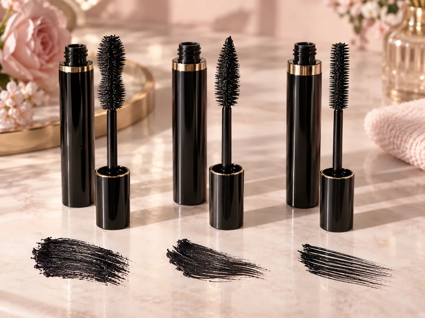 Volumizing mascara brush types for full volume and lash definition