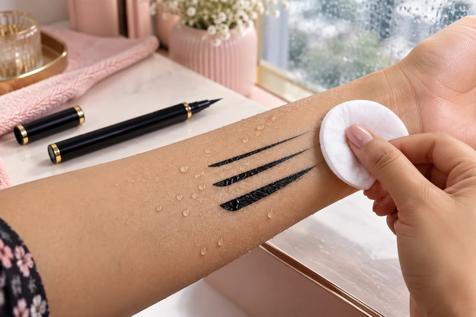Waterproof eyeliner pen for humid Bangladesh weather